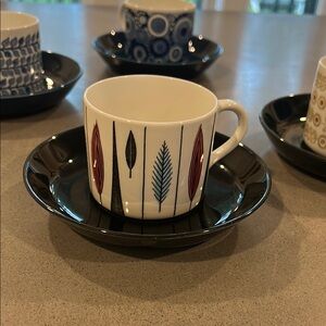 Vintage MCM Collectors Rorstrand TANGO cup and saucer EUC